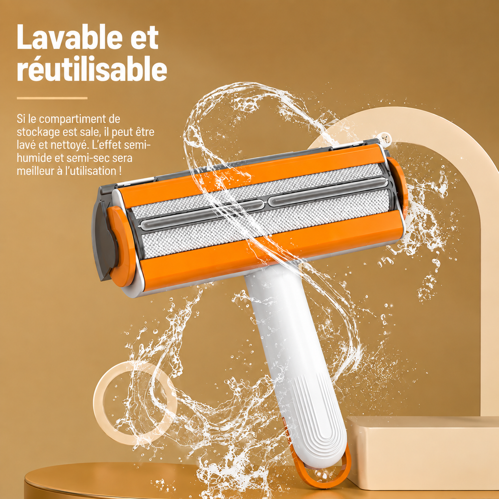 Rouleau Anti-Poils Réutilisable