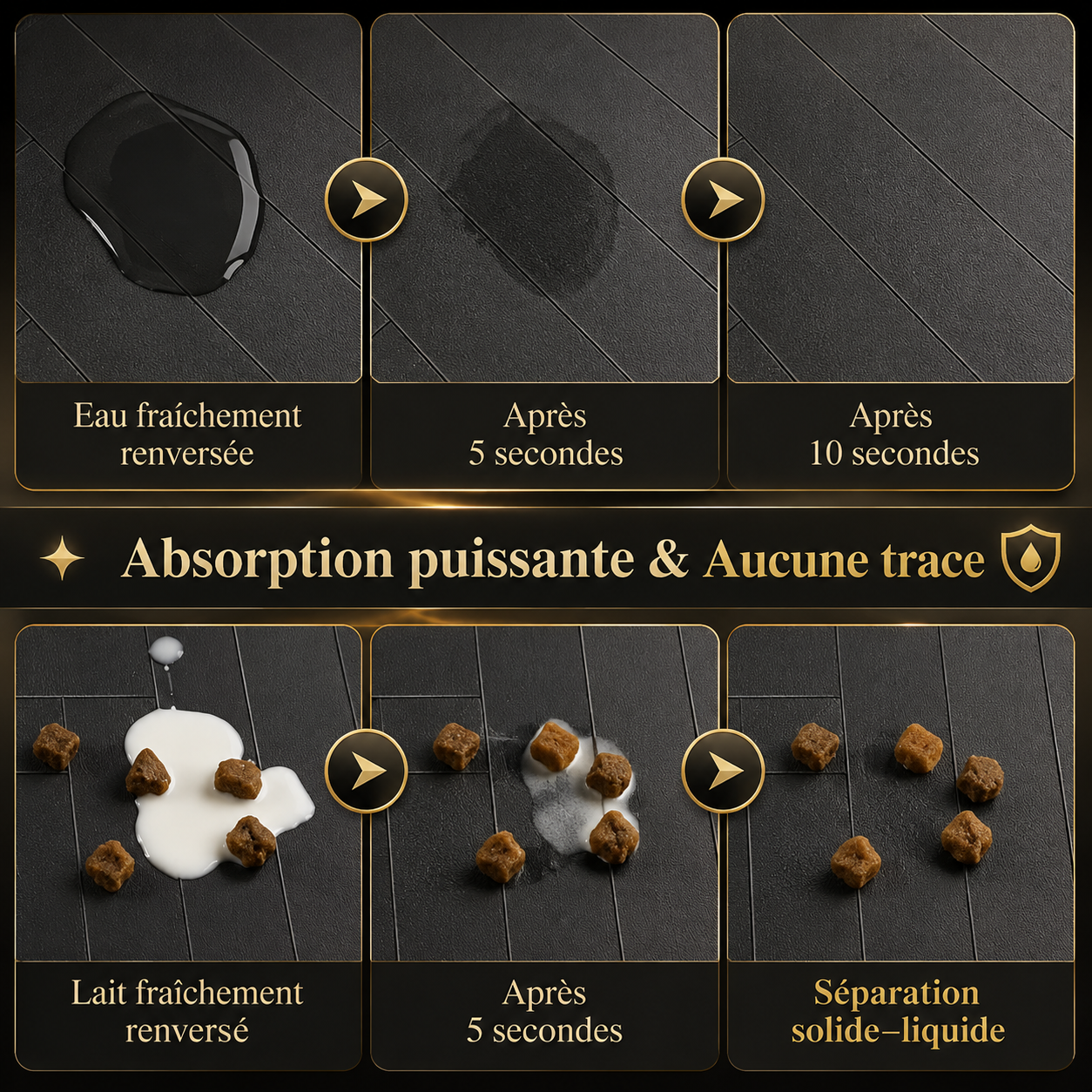 Tapis absorbant pour gamelles