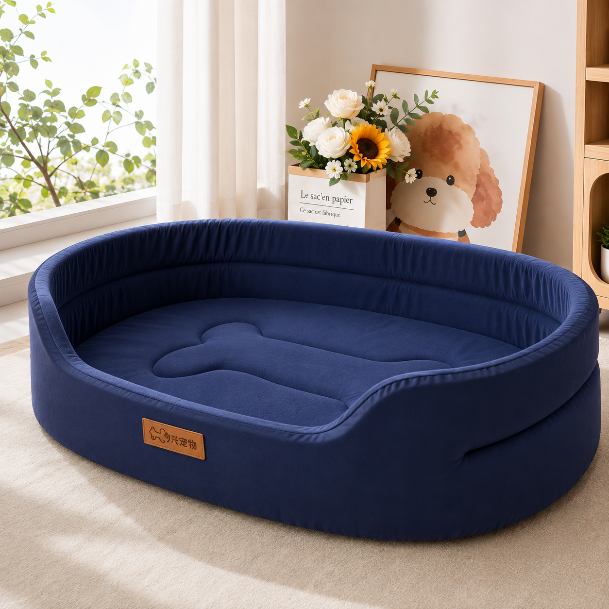 Panier en tissu Oxford