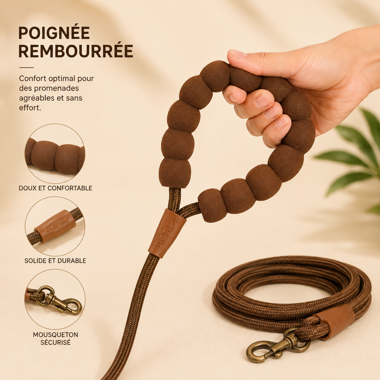 Laisse Confort - Anti-Enchevêtrement