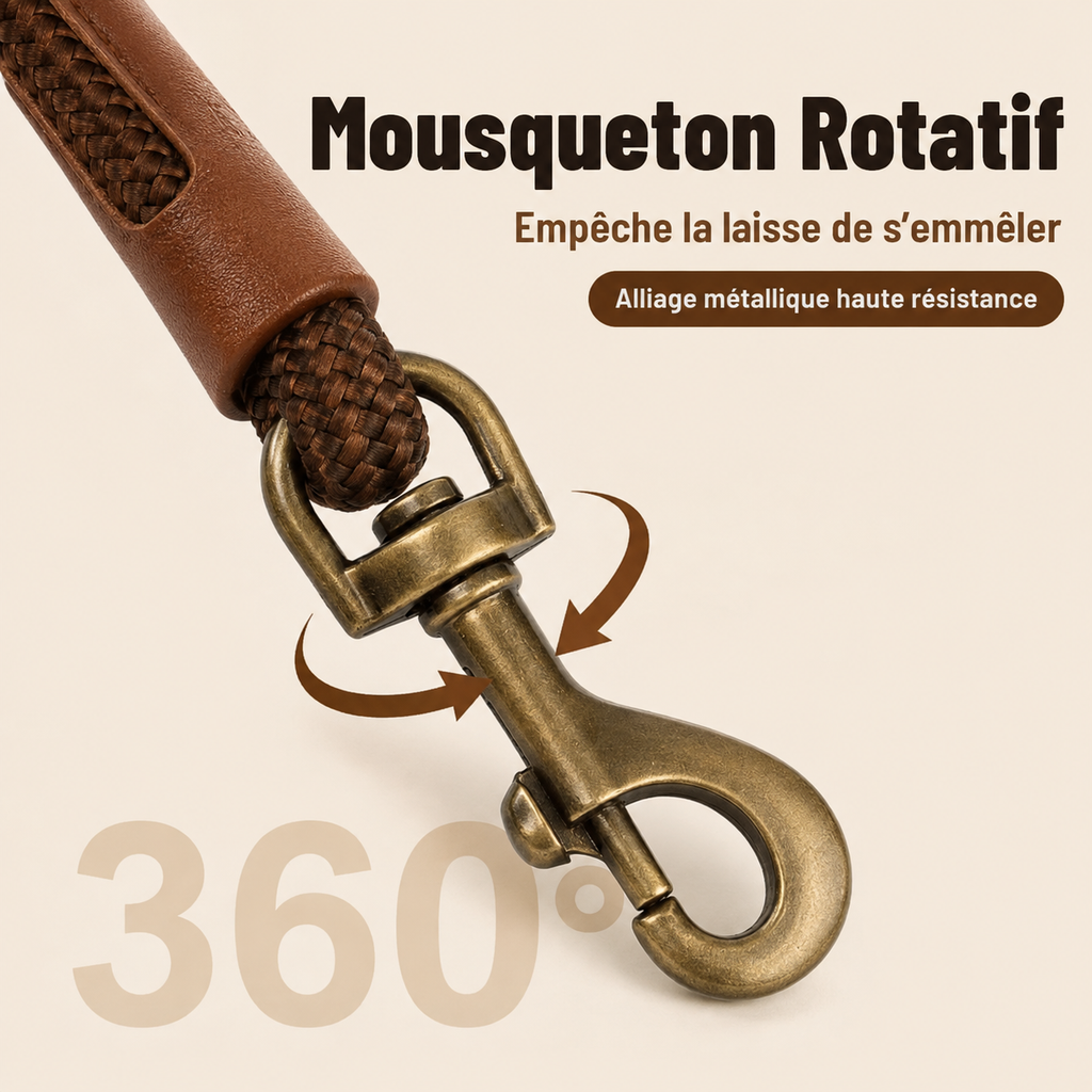 Laisse Confort - Anti-Enchevêtrement