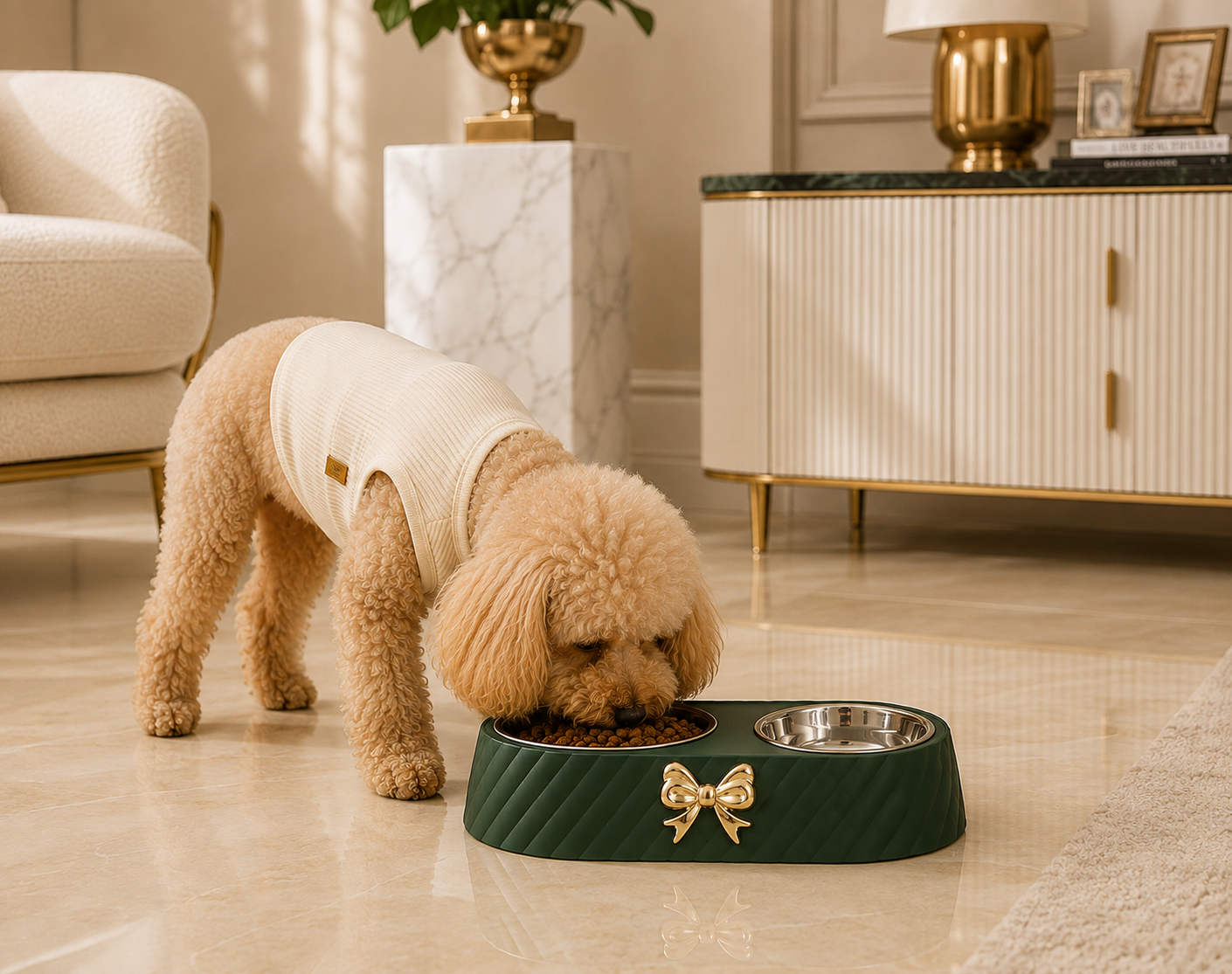 Gamelle luxueuse en acier inoxydable