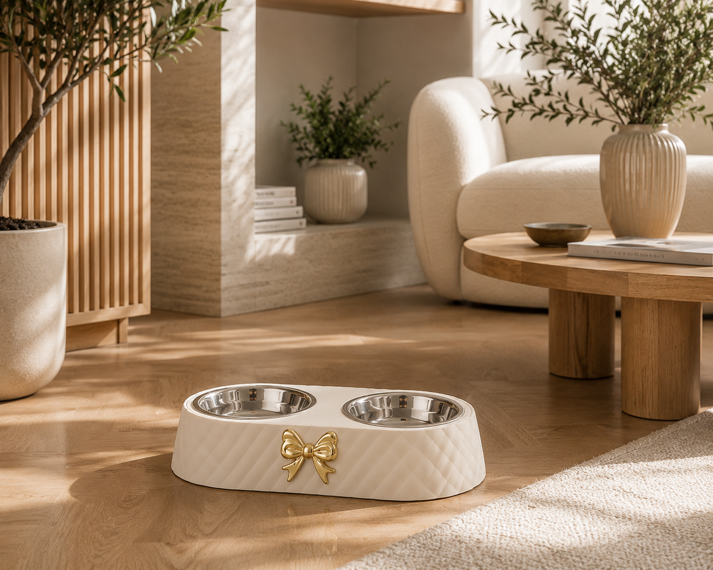 Gamelle luxueuse en acier inoxydable