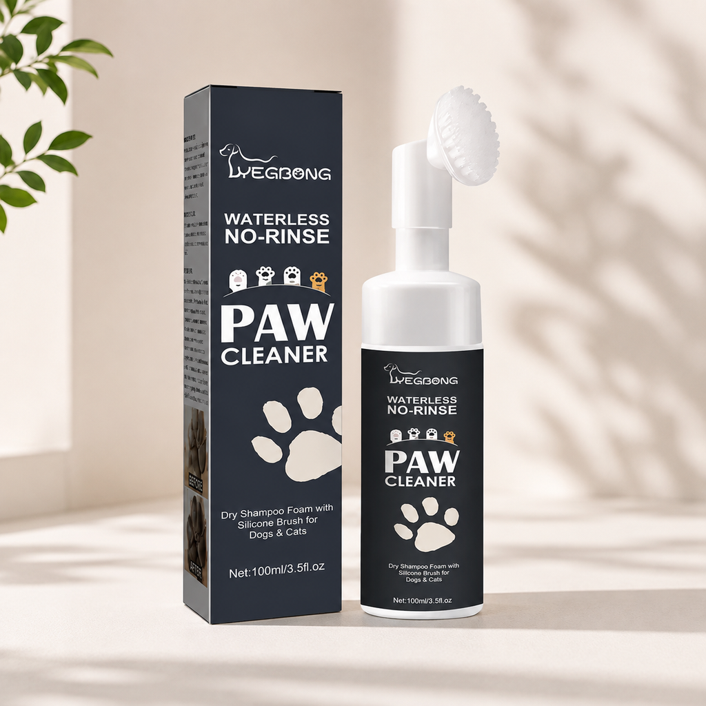 Nettoyant en mousse 100 ml pour pattes de chien et de chat sans rinçage