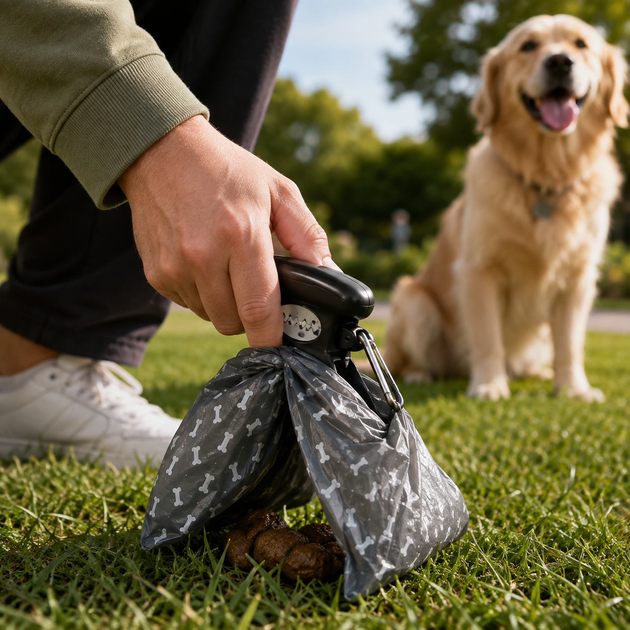 Pelle hygiénique pour déjections canines