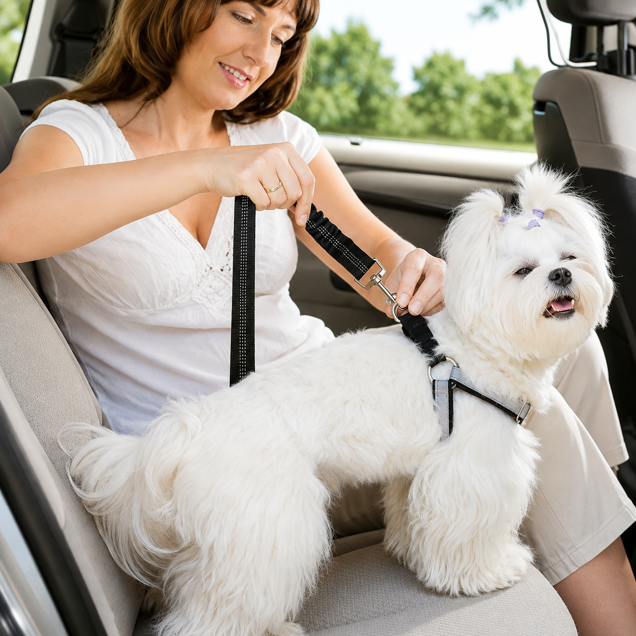 Harnais de sécurité extensible pour les trajets en voiture